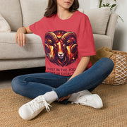 Aries Zodiac Ram Graphic T-Shirt — 'First in the Zodiac' Astrology Tee