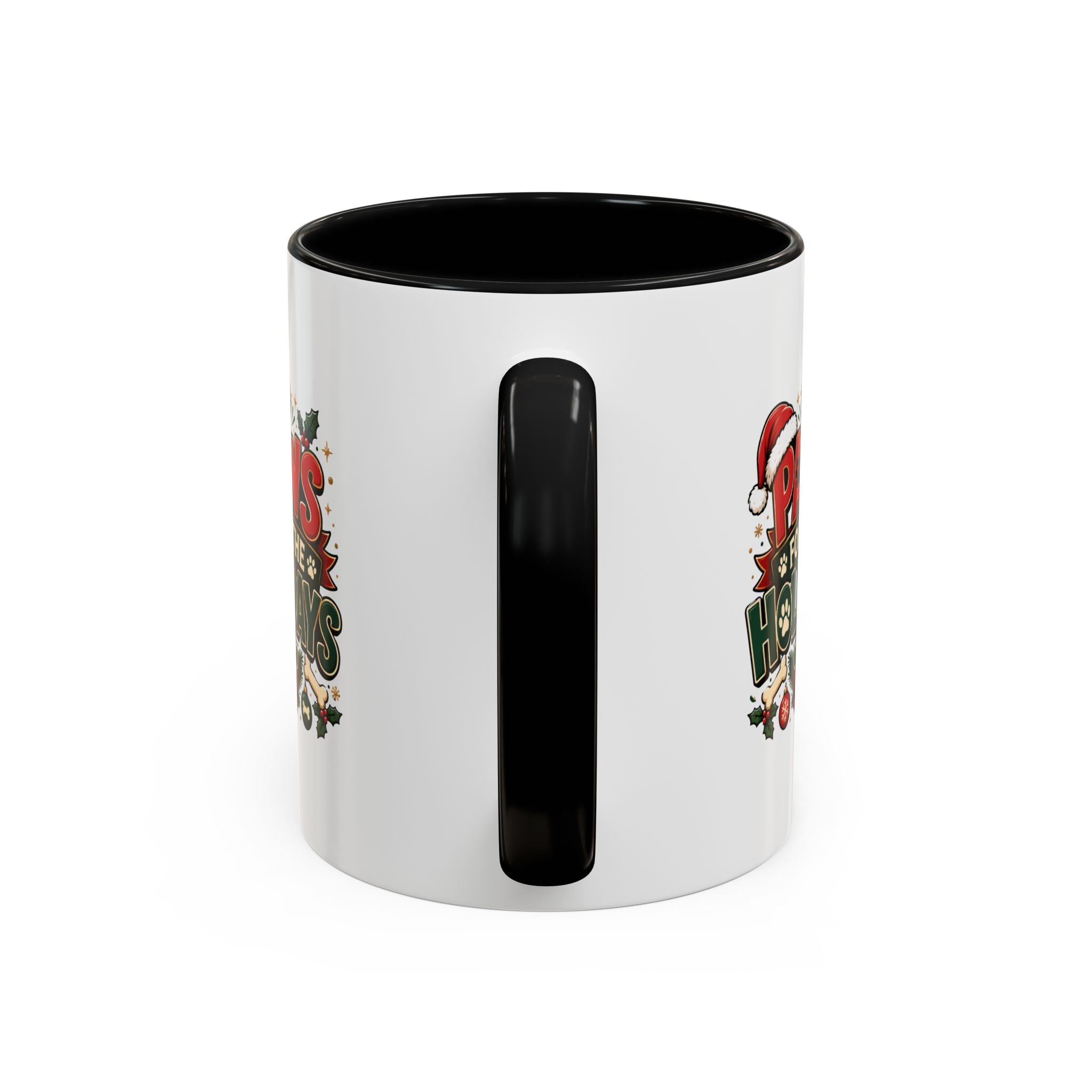 Paws for the Holidays Coffee Mug - Festive Pet Lover Accent Mug