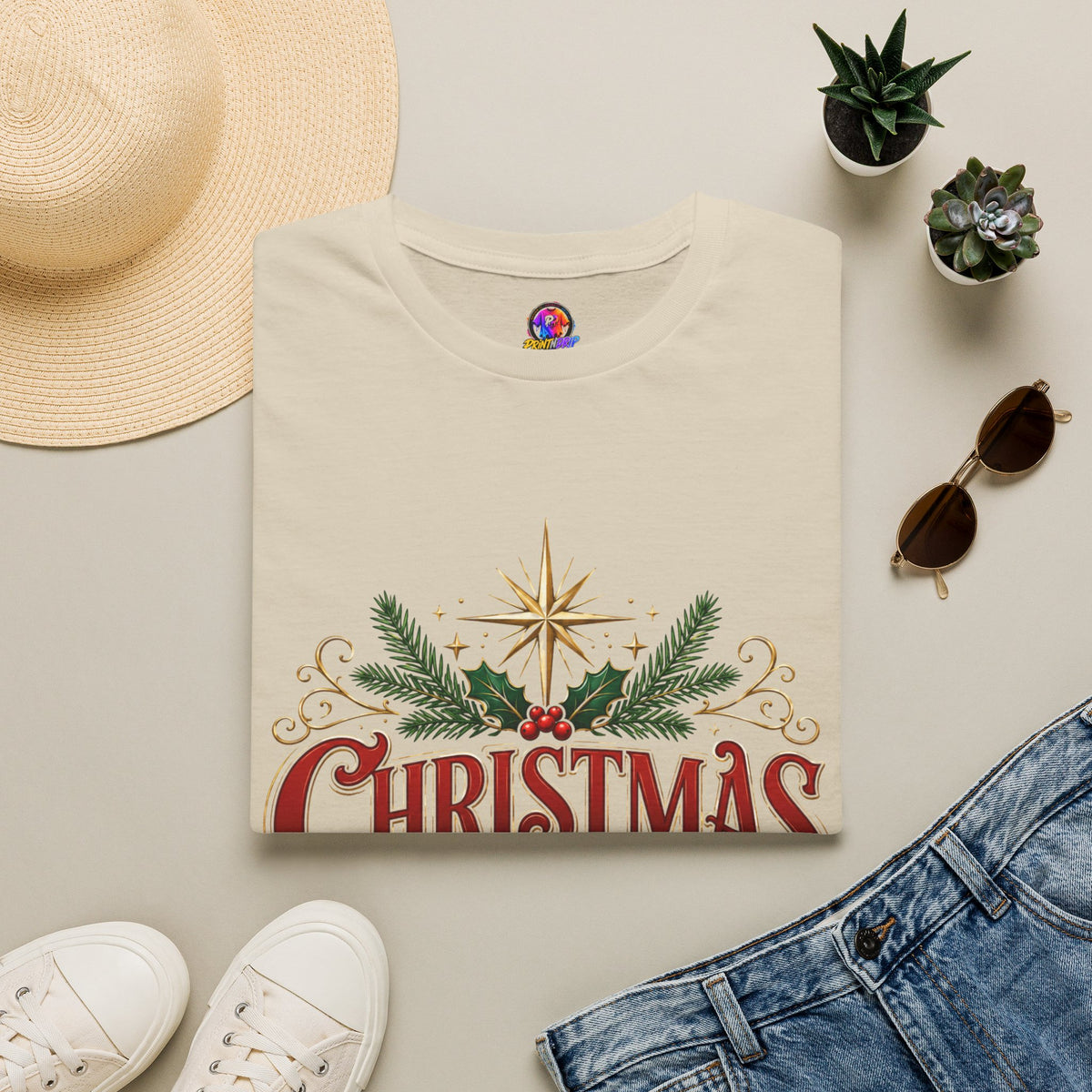 Christmas Blessings T-Shirt – Festive Holiday Graphic Tee