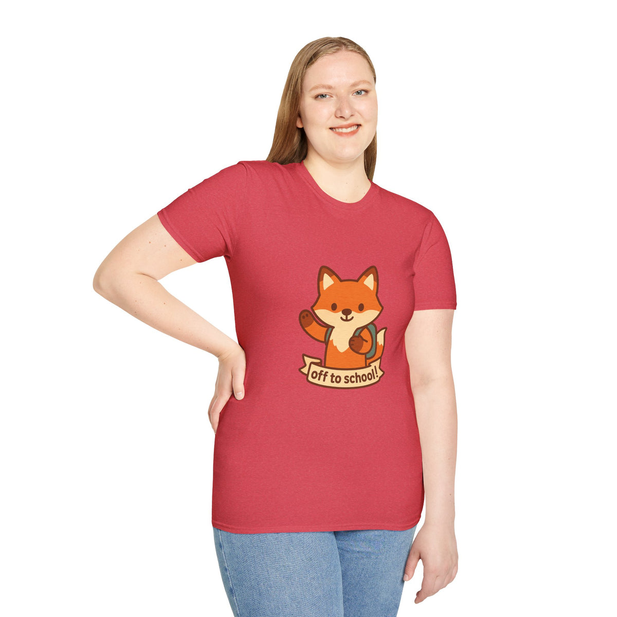 Cute Fox "Off to School" T-Shirt — Kids/Teacher Back-to-School Tee - Trending Now - August 2026