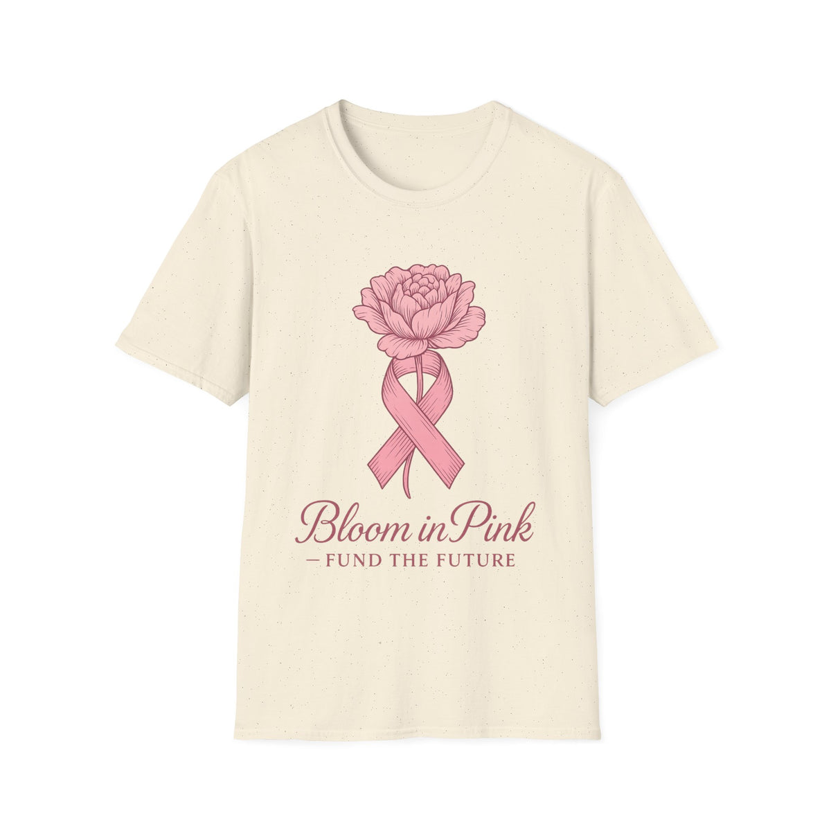 Bloom In Pink Ribbon Rose Graphic Tee, Elegant Breast Cancer Awareness T-Shirt - Trending Now - September 2026
