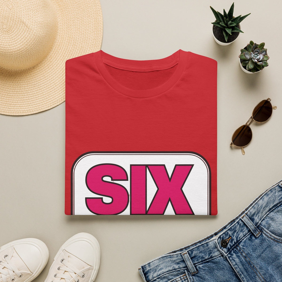 "Six Seven Energy" Bold Pink Typography Graphic Tee - Trending Now - September 2026