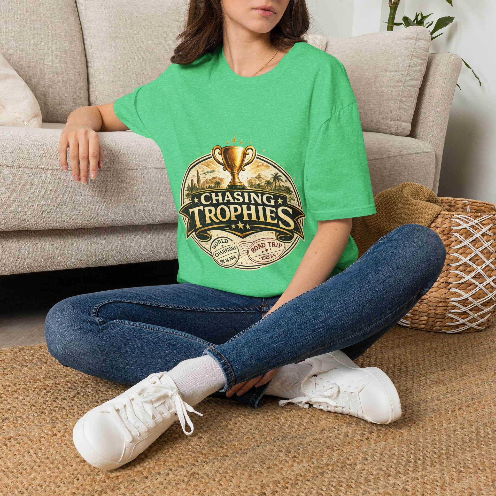 T-Shirt — Chasing Trophies Vintage Trophy Graphic Tee
