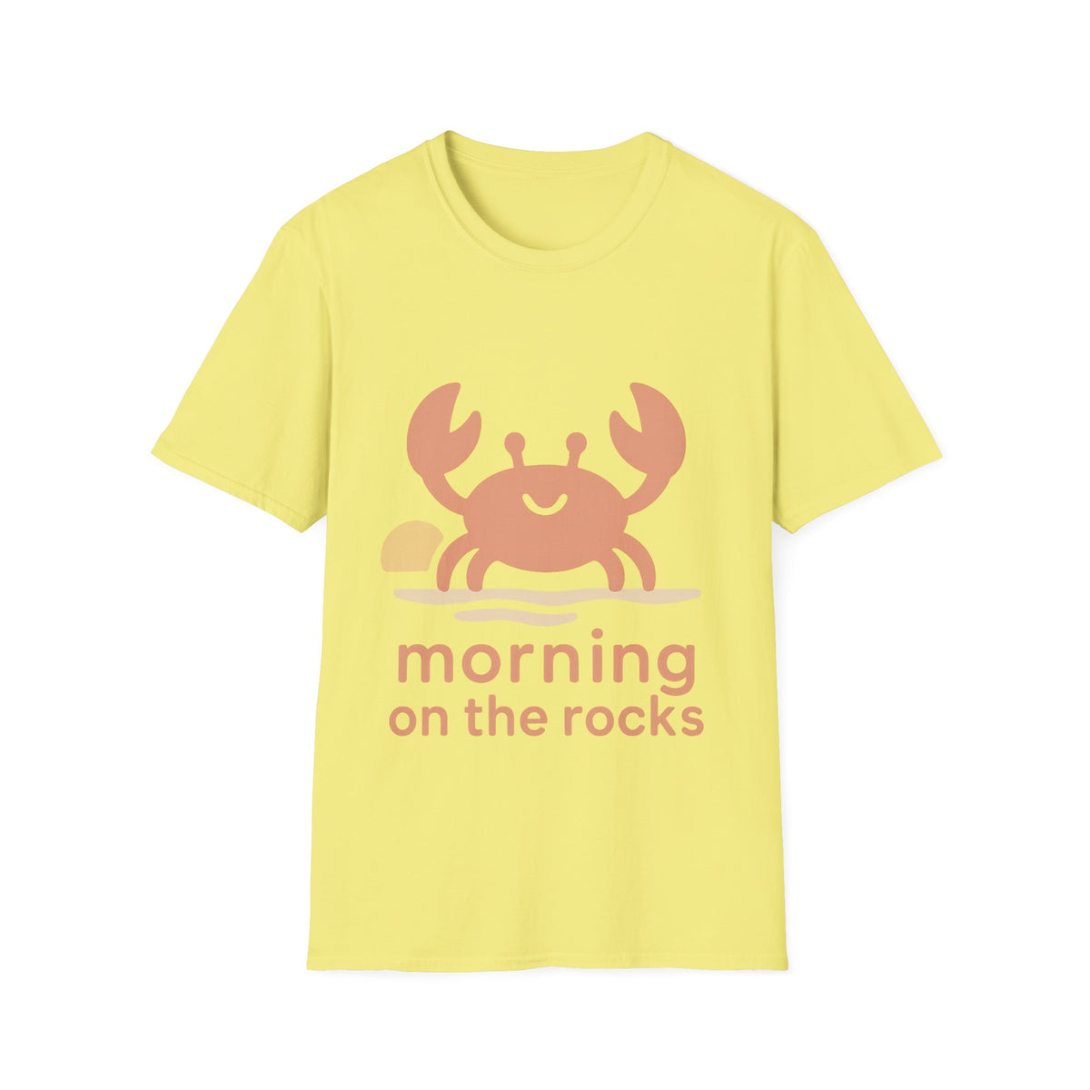 Cute Crab Morning on the Coast Graphic Tee - Trending Now - September 2026