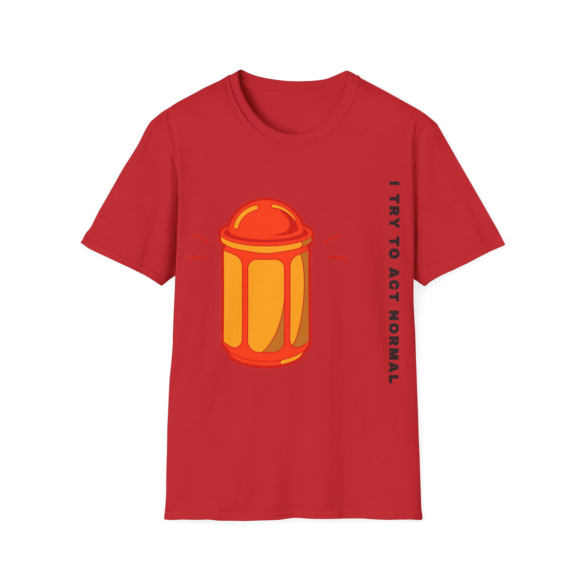 T-Shirt — 'I Try to Be a Grown-Up' Cartoon Fire Hydrant Graphic Tee - Trending Now - September 2026