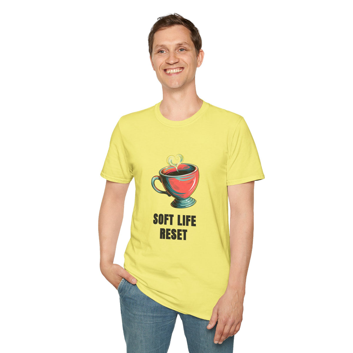 Soft Life Reset T‑Shirt — Coffee Cup Graphic Tee - Trending Now - August 2026