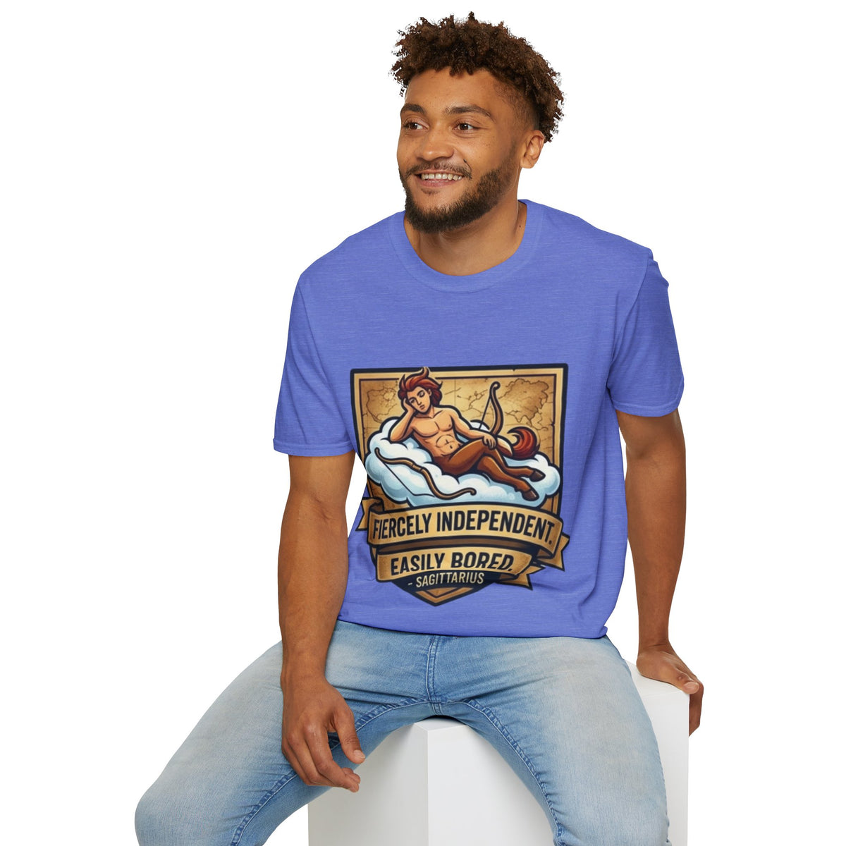 Sagittarius Zodiac T‑Shirt — Fiercely Independent, Easily Bored Astrology Tee