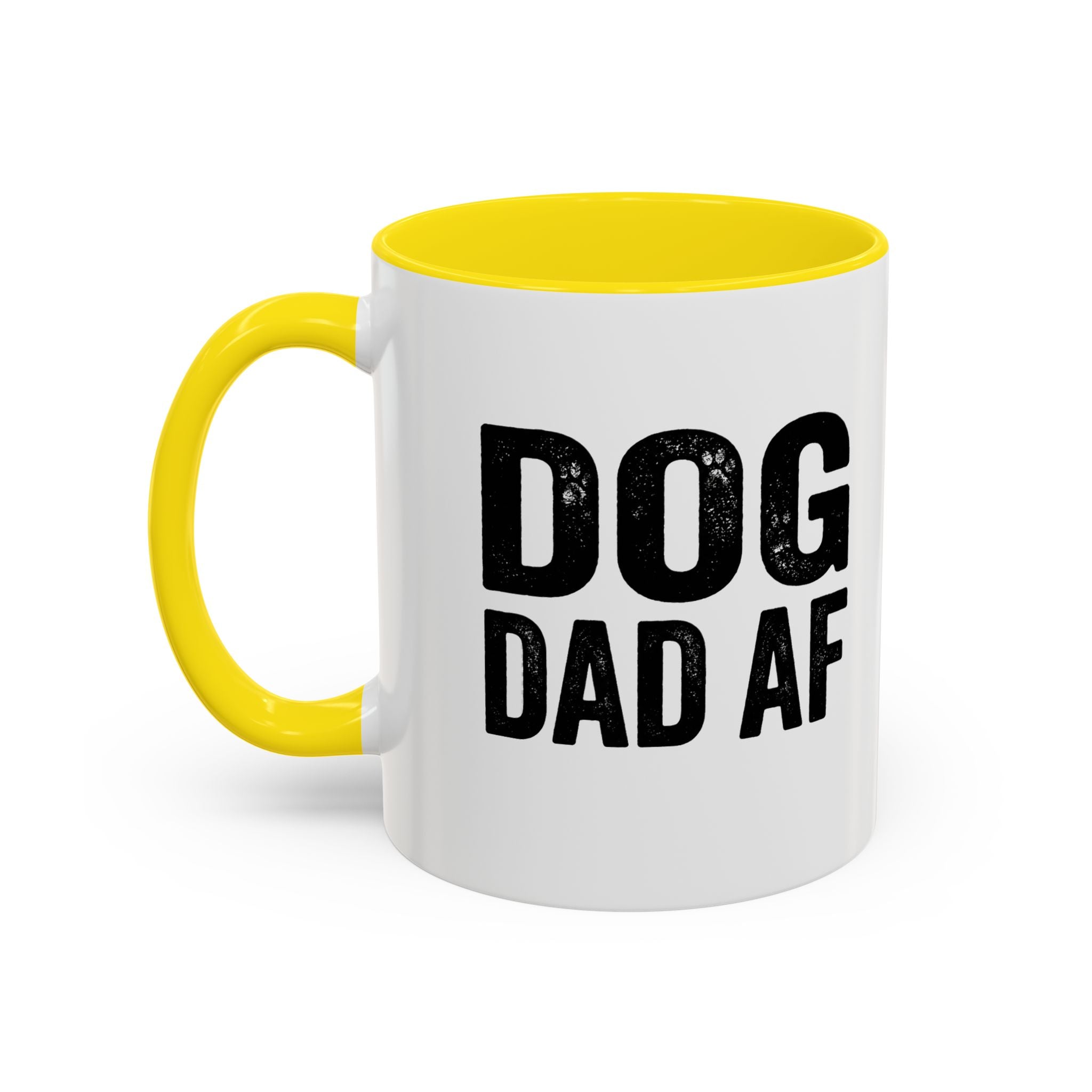 Funny Dog Dad AF Coffee Mug – Funny Black Accen Gift for Dog Lovers
