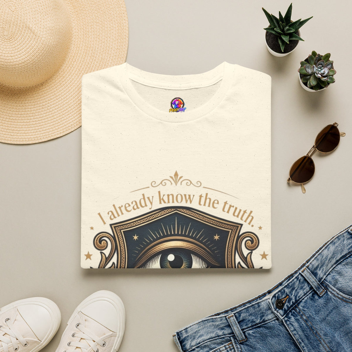 I Already Know the Truth Scorpio T-Shirt — Mystical Third Eye Zodiac Tee