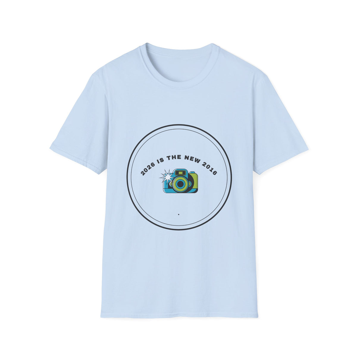 2026 Is The New 2018 T-Shirt — Vintage Camera Graphic Tee - Trending Now - September 2026