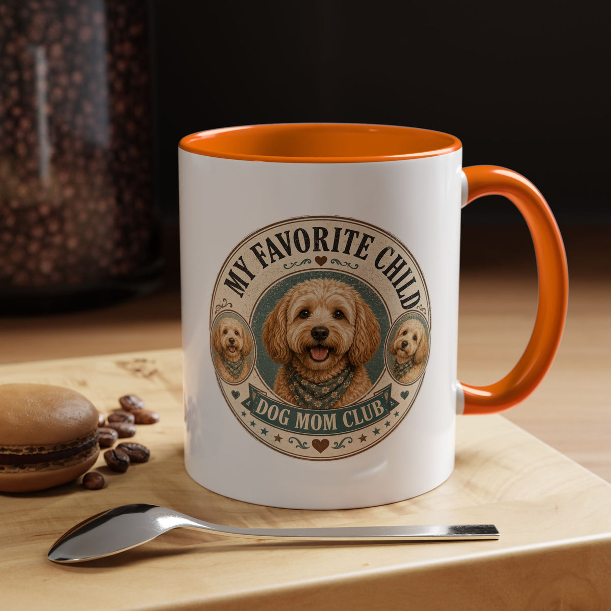 Milo Bailey Dog Dad Mom Dog Mom Coffee Mug — "My Favorite Child" Accent Mug