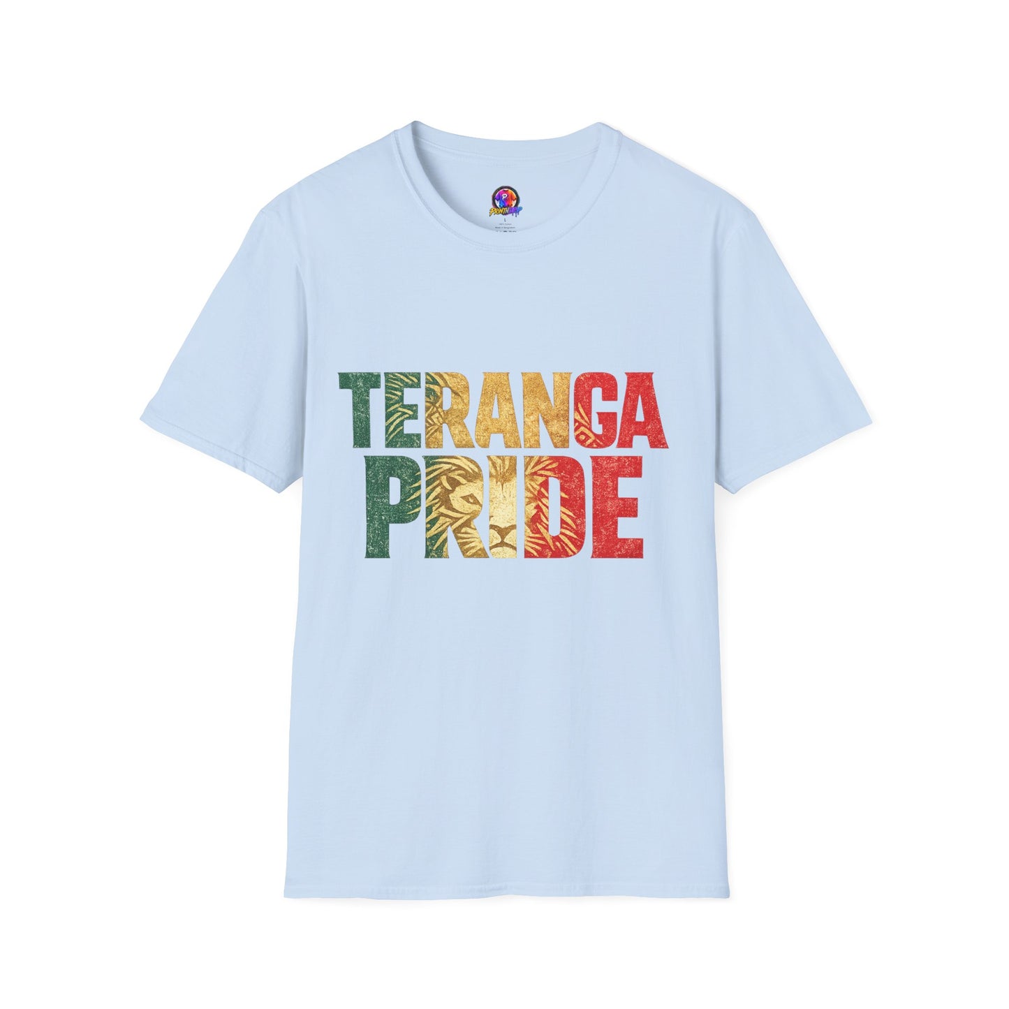 Senegal Teranga Pride T-Shirt — Senegal Flag Colors & Lion Graphic