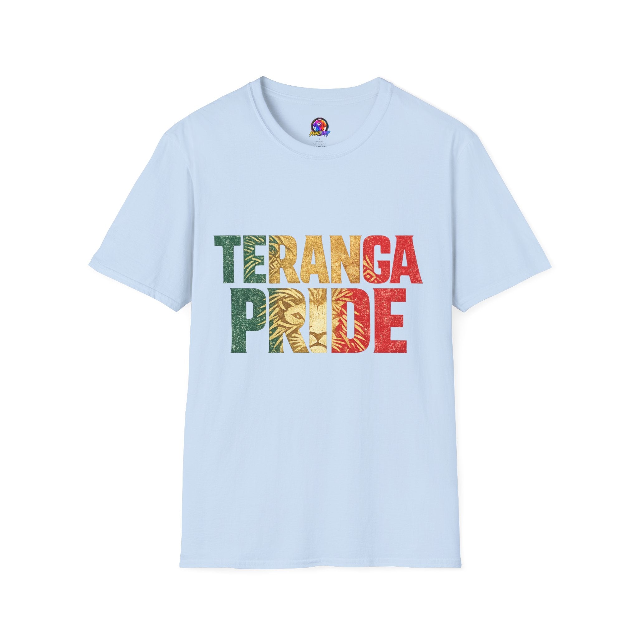 Senegal Teranga Pride T-Shirt — Senegal Flag Colors & Lion Graphic