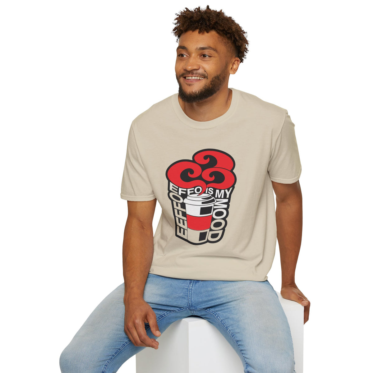 T‑Shirt — “Coffee Is My Co-Pilot” Retro Heart Coffee Cup Graphic Tee - Trending Now - August 2026