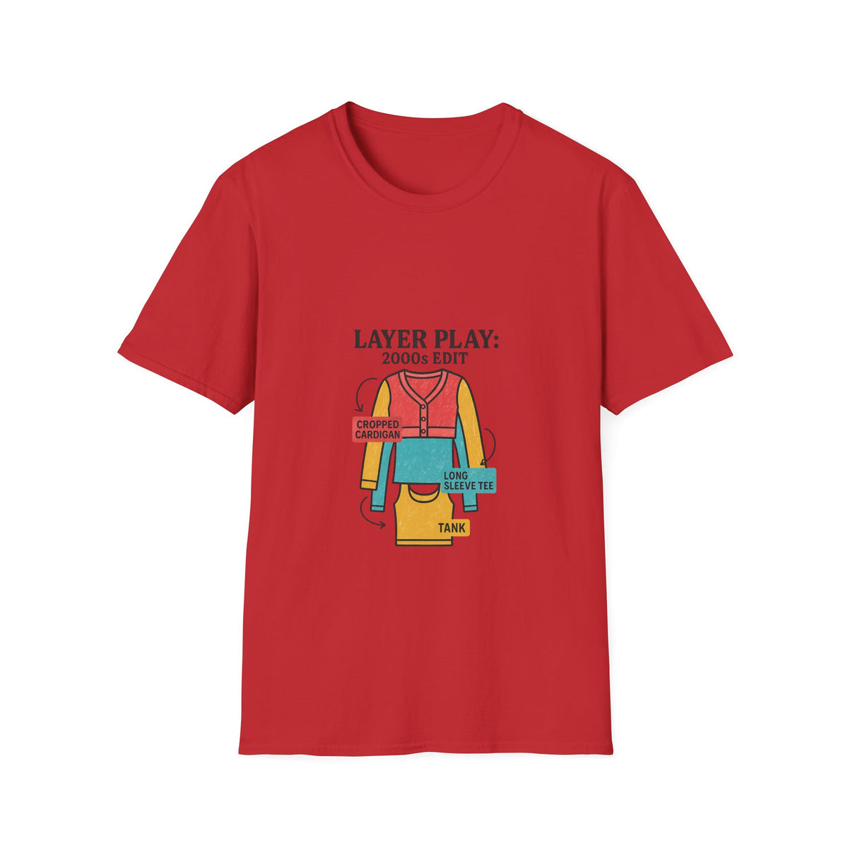 Layer Play: 2000s Edit T-Shirt - Trending Now - October 2026