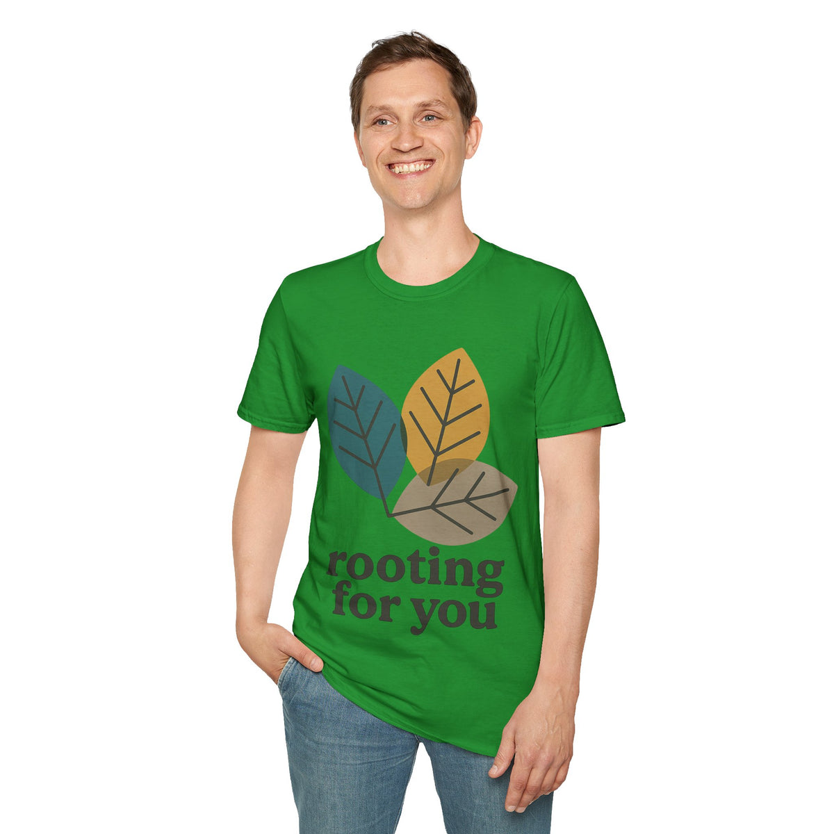 Leaf Trio T-Shirt — 'Rooting for You' Botanical Graphic Tee - Trending Now - September 2026