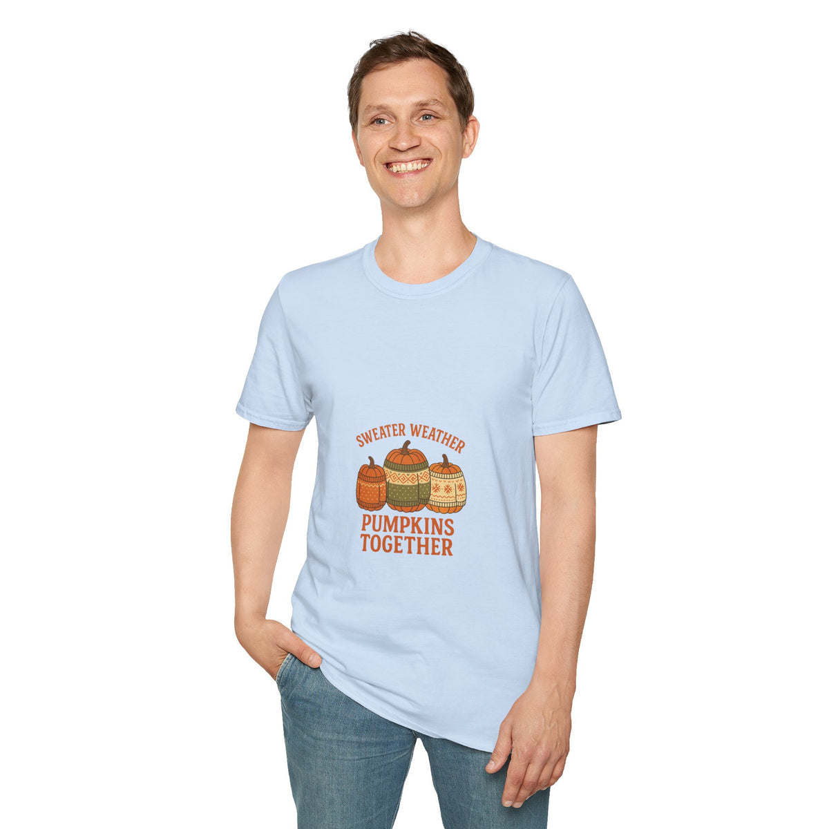 Pumpkins Together T‑Shirt — 'Sweater Weather' Fall Pumpkin Graphic Tee - Trending Now - October 2026