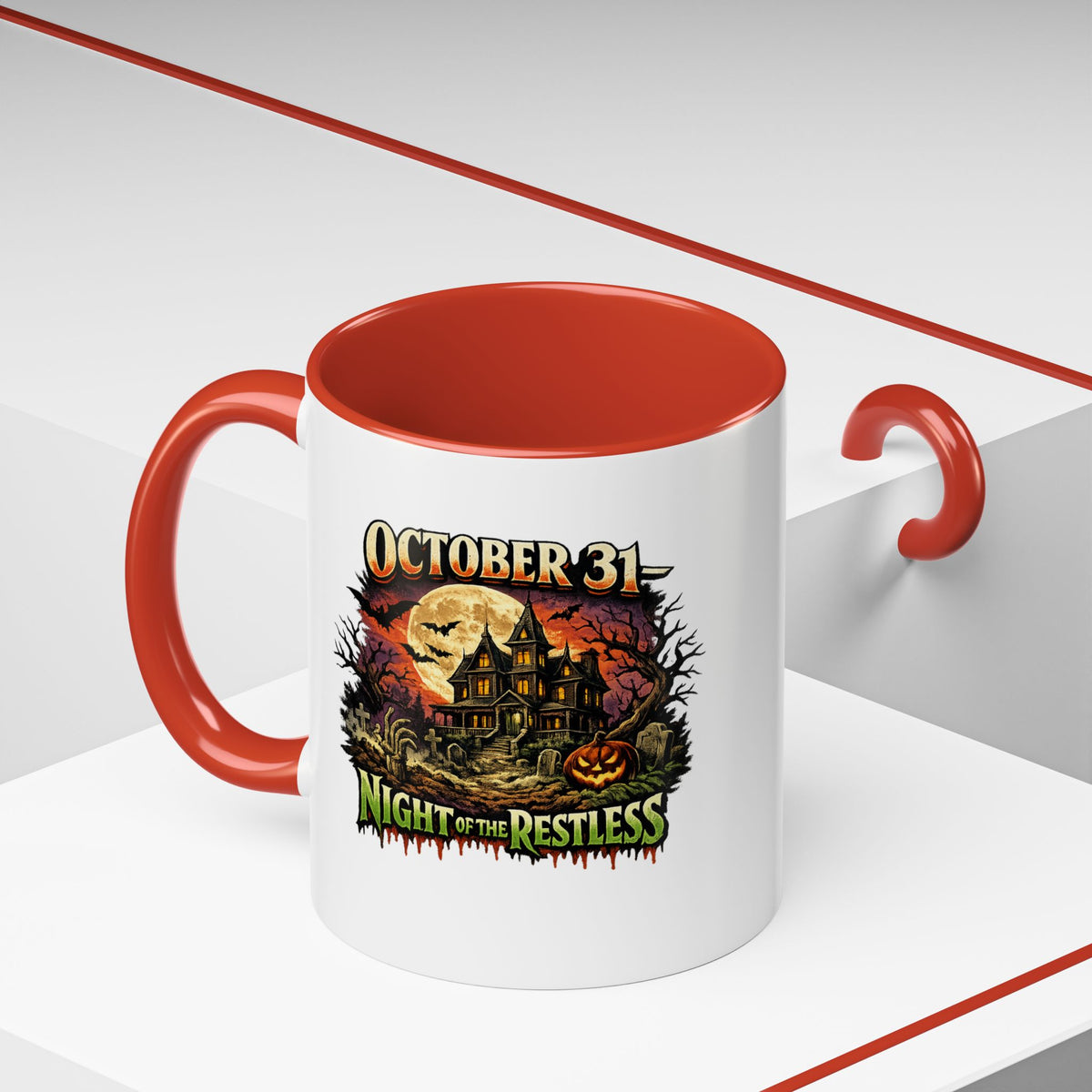 Halloween  October 31 Accent Coffee Mug