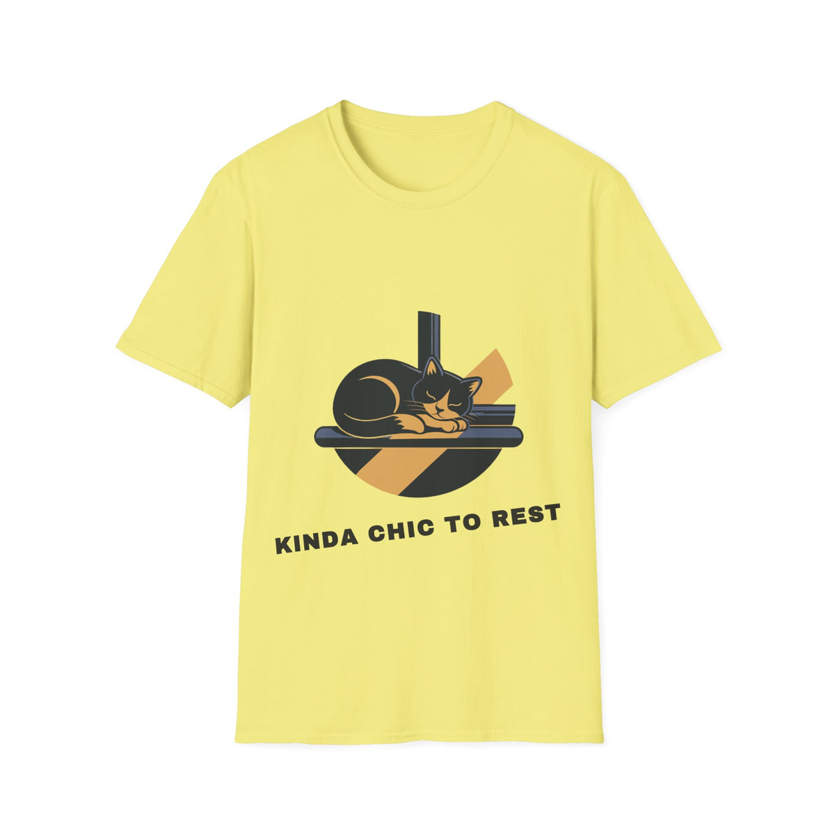 Cat Resting T-Shirt — "Kinda Chic to Rest" Graphic Tee - Trending Now - September 2026