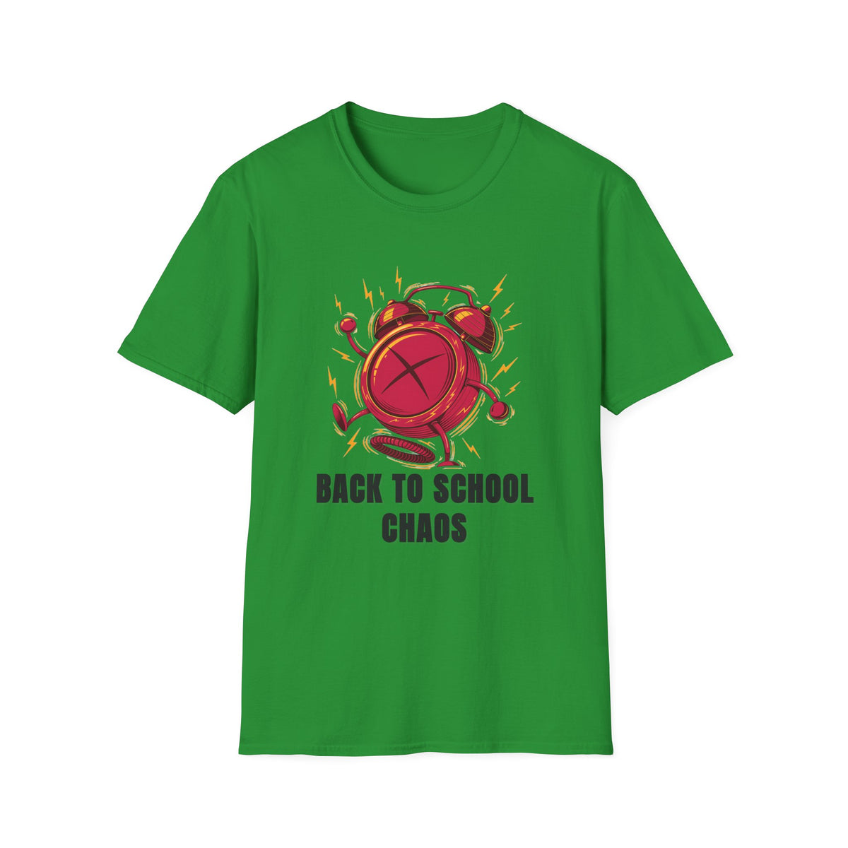 Back to School Chaos T-Shirt — Funny Alarm Clock Graphic Tee - Trending Now - August 2026