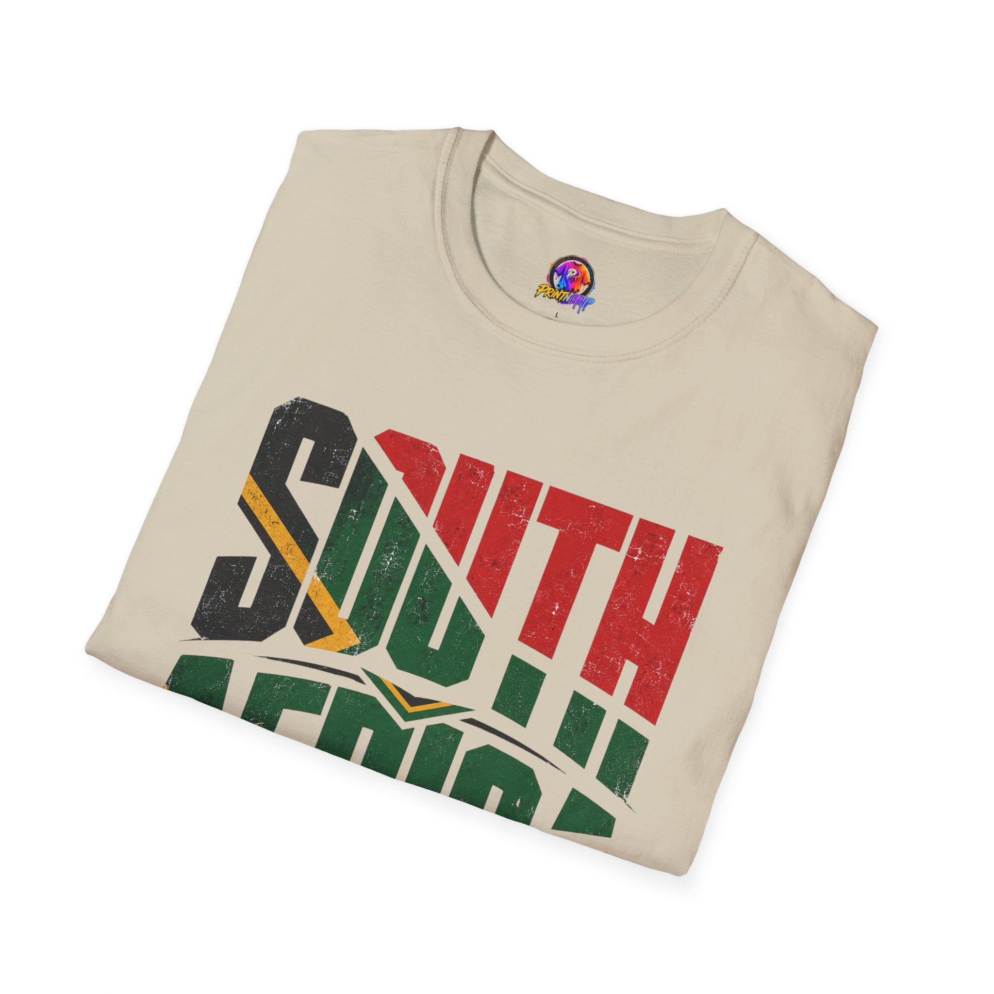 South Africa Soccer T-Shirt — Vintage Flag Football Fan Tee