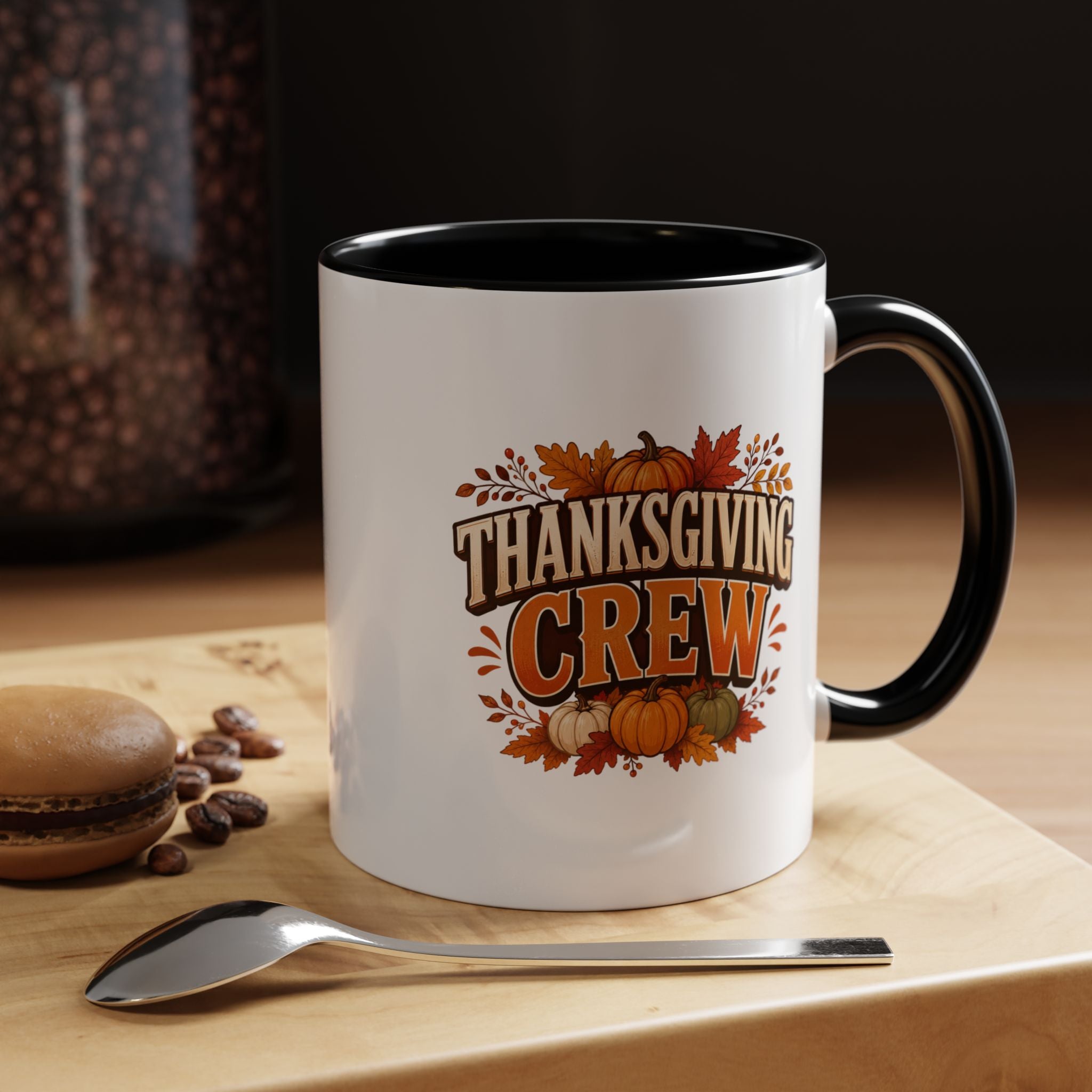 Thanksgiving  Mug — Autumn Pumpkin Accent Mug
