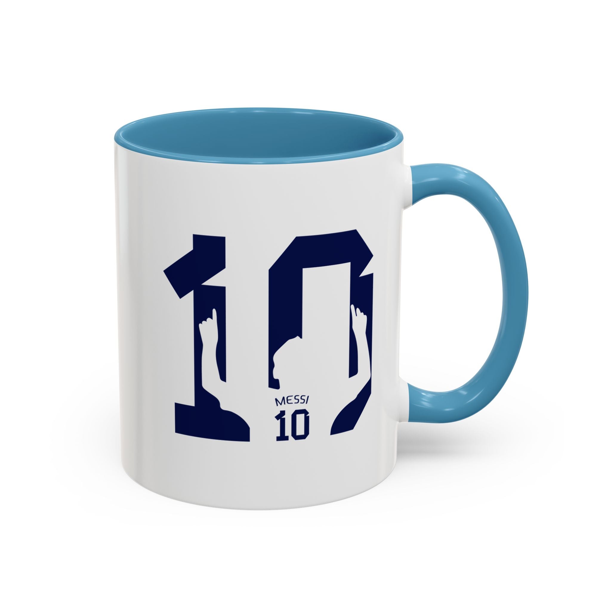 Messi Number 10 Coffee Mug — Soccer Fan Accent Mug