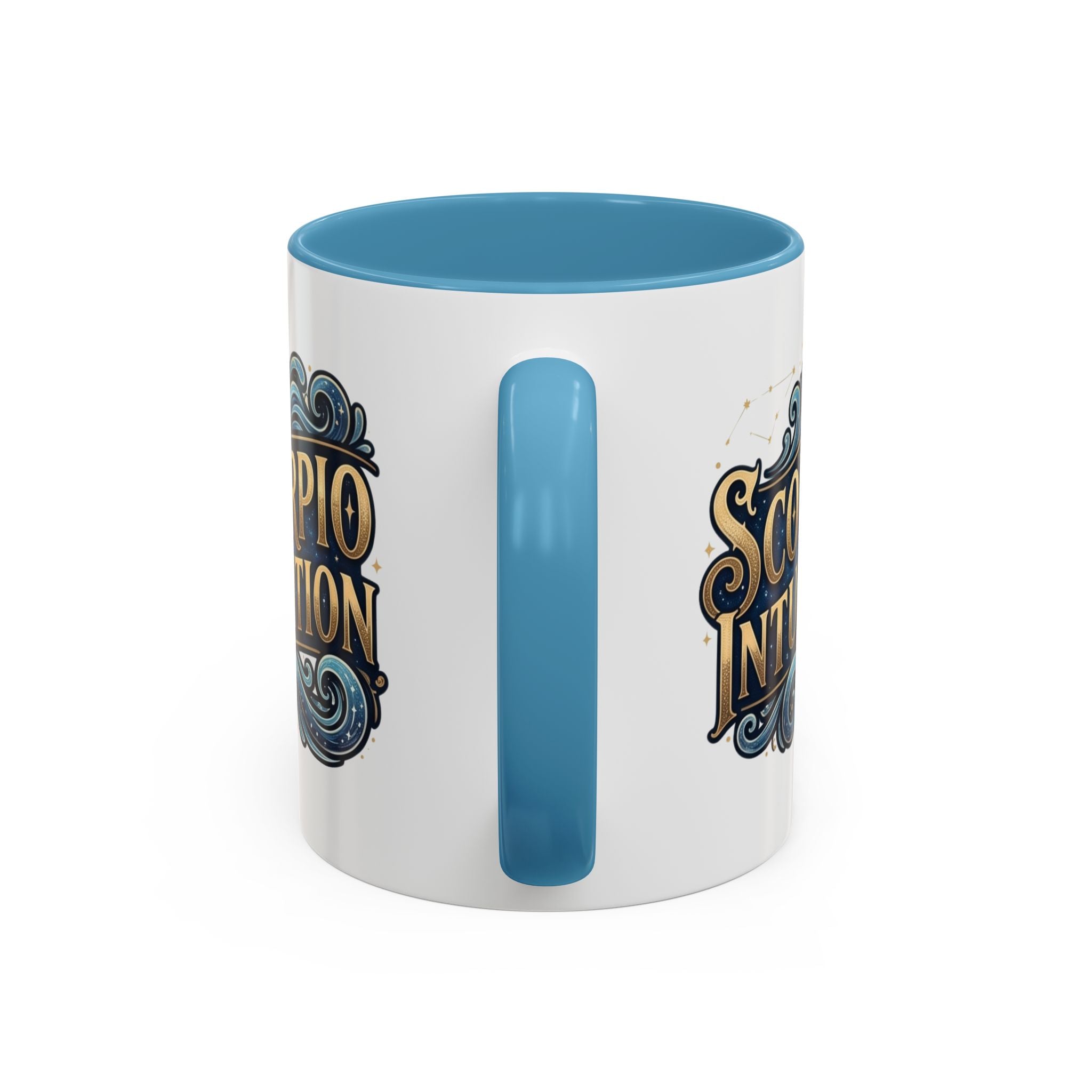 Scorpio Intuition Accent Coffee Mug — Zodiac Astrology Gift