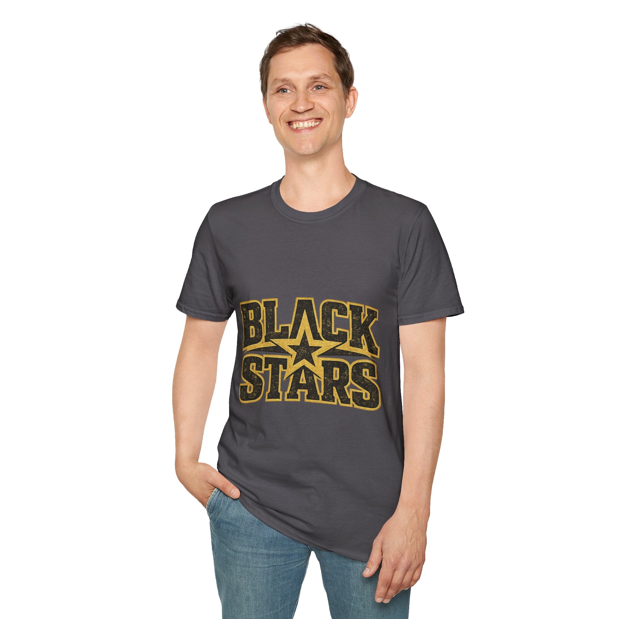 Ghana Black Stars T-Shirt — Bold Vintage Star Logo Tee