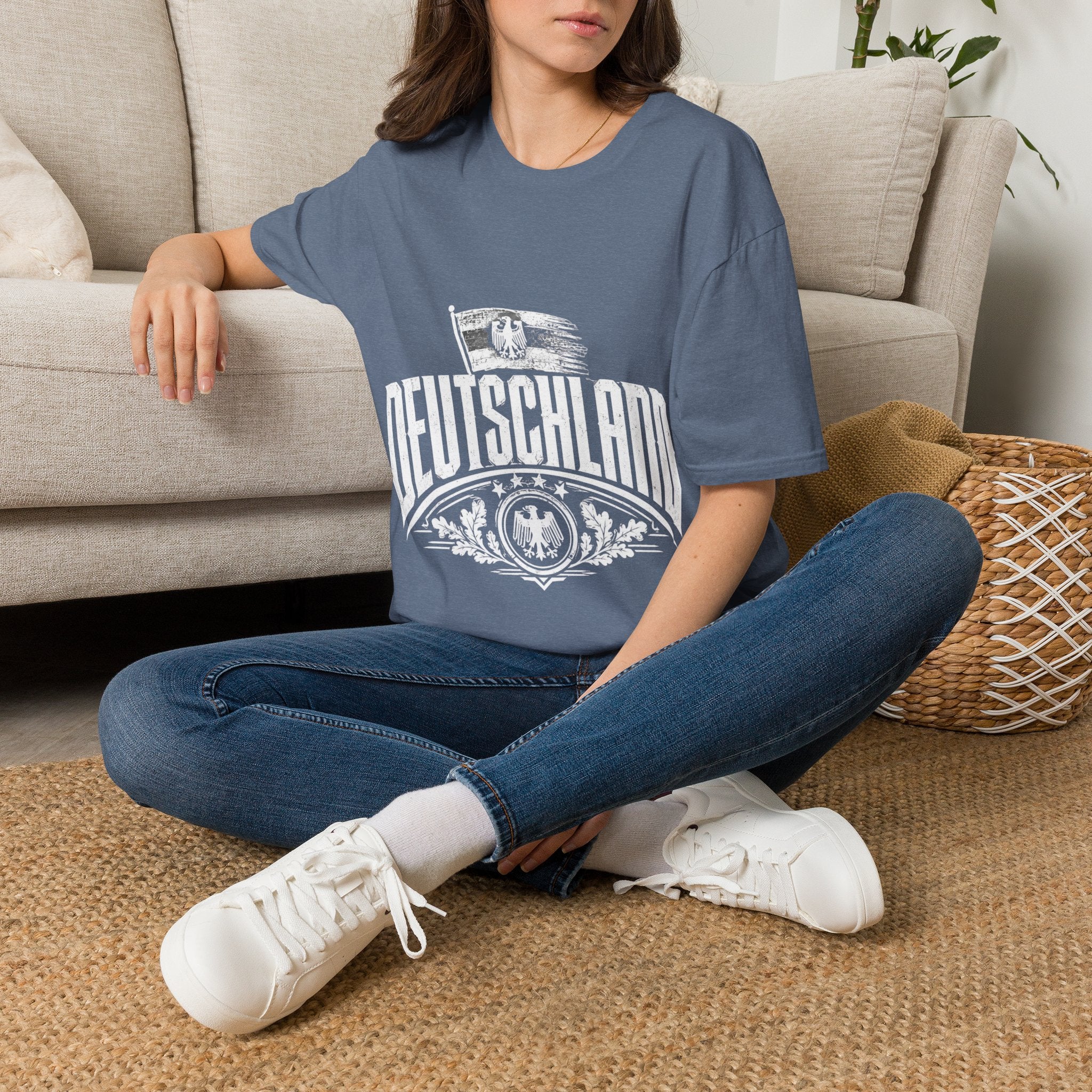 Germany Deutschland T-Shirt — Vintage German Crest Soccer Fan Tee