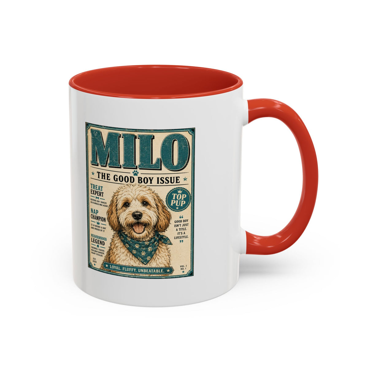 Milo Bailey Dog Dad Mom Milo 'The Good Boy Issue' Coffee Mug