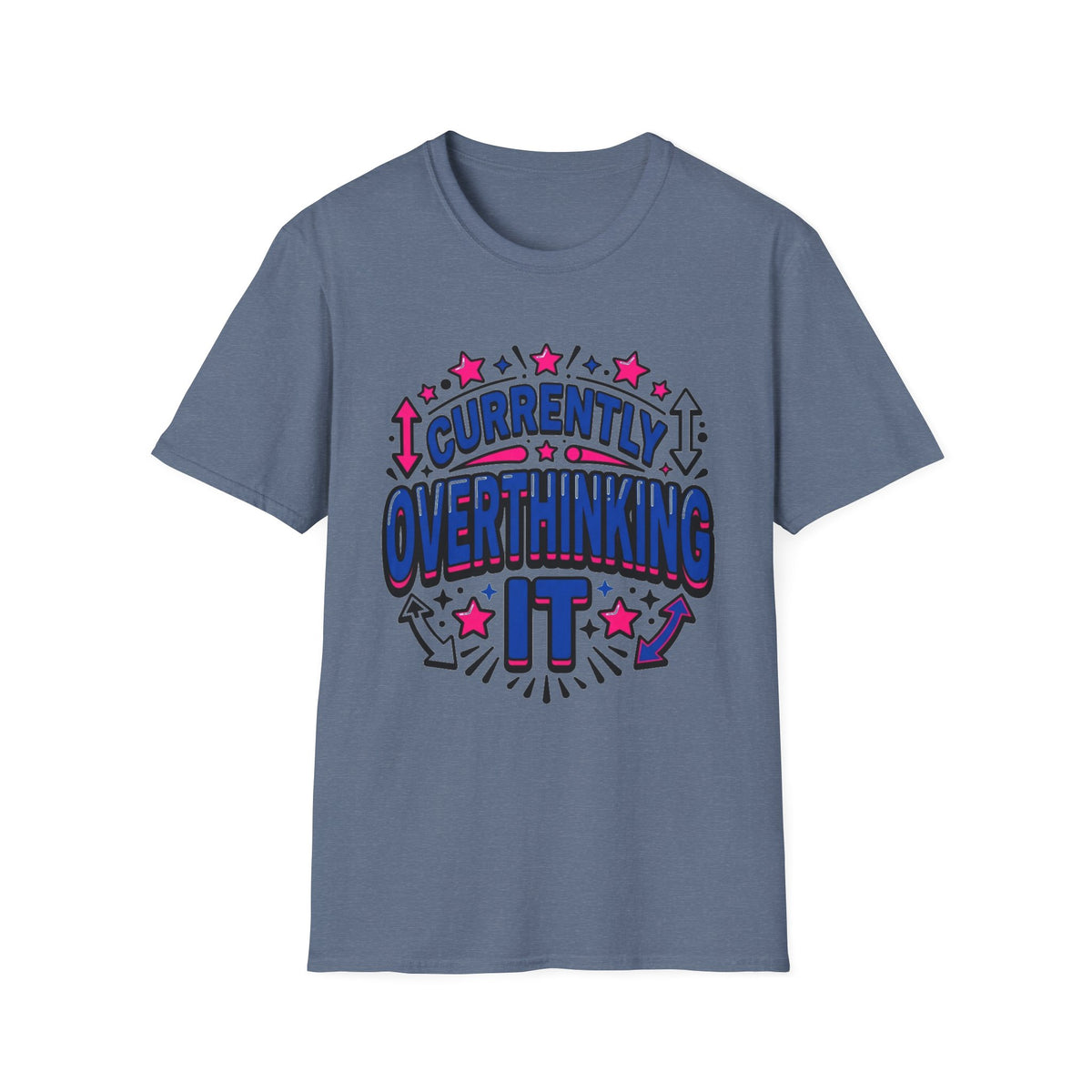 Currently Celebrating T-Shirt — Retro Neon Festival Graphic Tee - Trending Now - August 2026