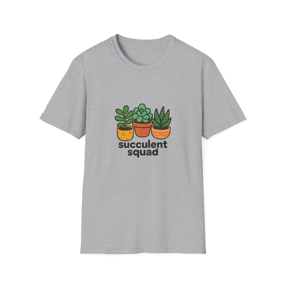 Succulent Trio T-Shirt — Cute Potted Plant Graphic Tee - Trending Now - August 2026