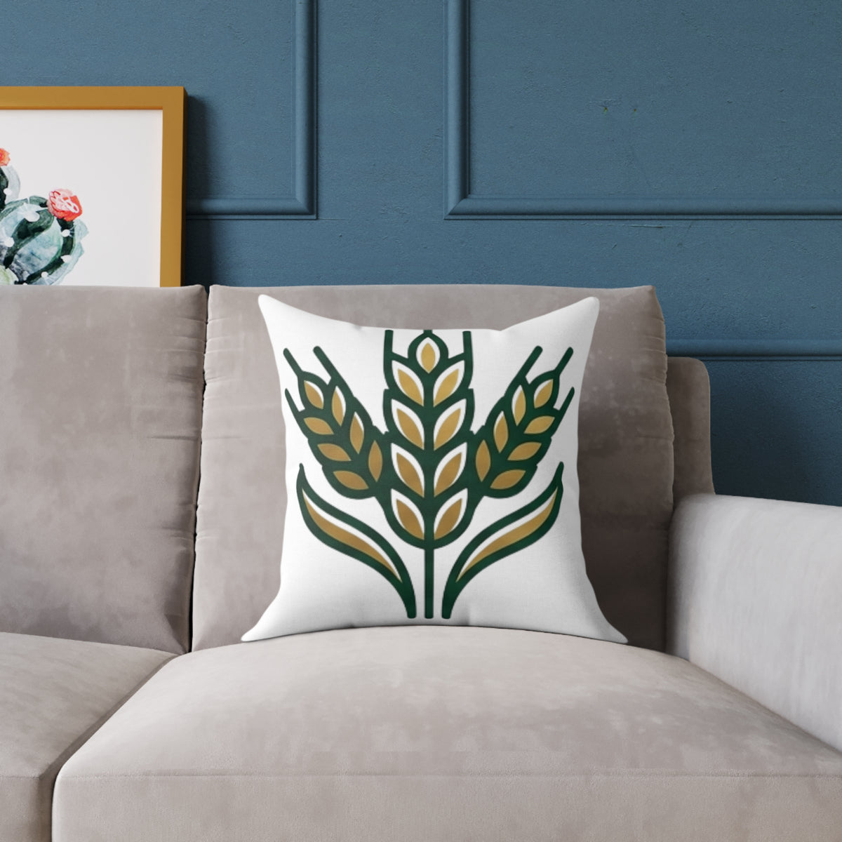 Virgo Zodiac Astrological Square Poly Canvas Pillow