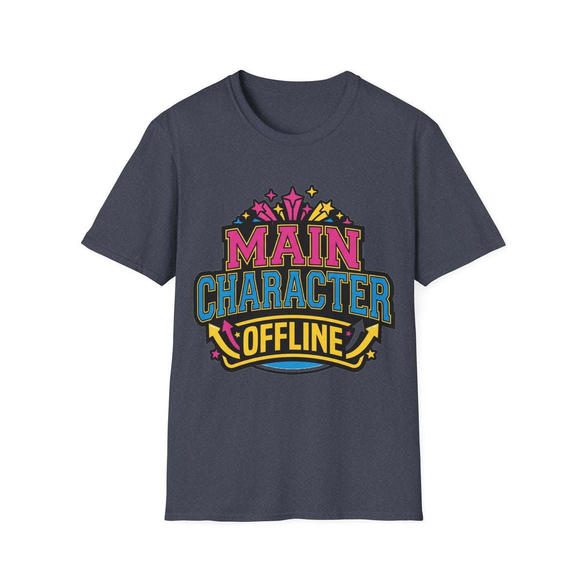 Main Character Offline T-Shirt — Retro Colorful 'Main' Graphic Tee - Trending Now - August 2026