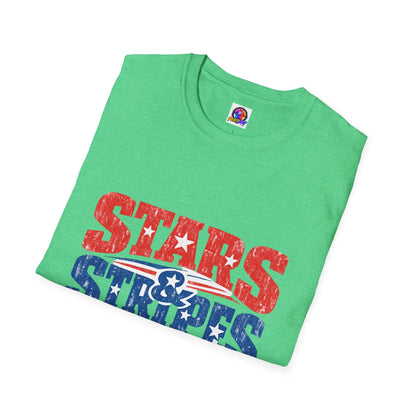 USA Stars & Stripes Forever T-Shirt — Patriotic Red White Blue Graphic Tee