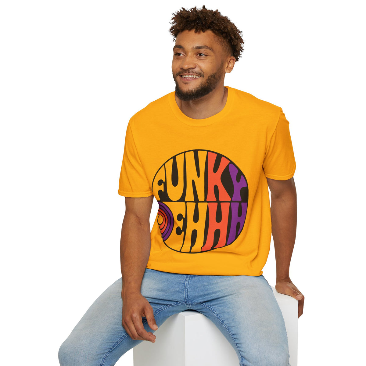 Funk Vibes Graphic T-Shirt — Retro 70s Circle Design - Trending Now - August 2026