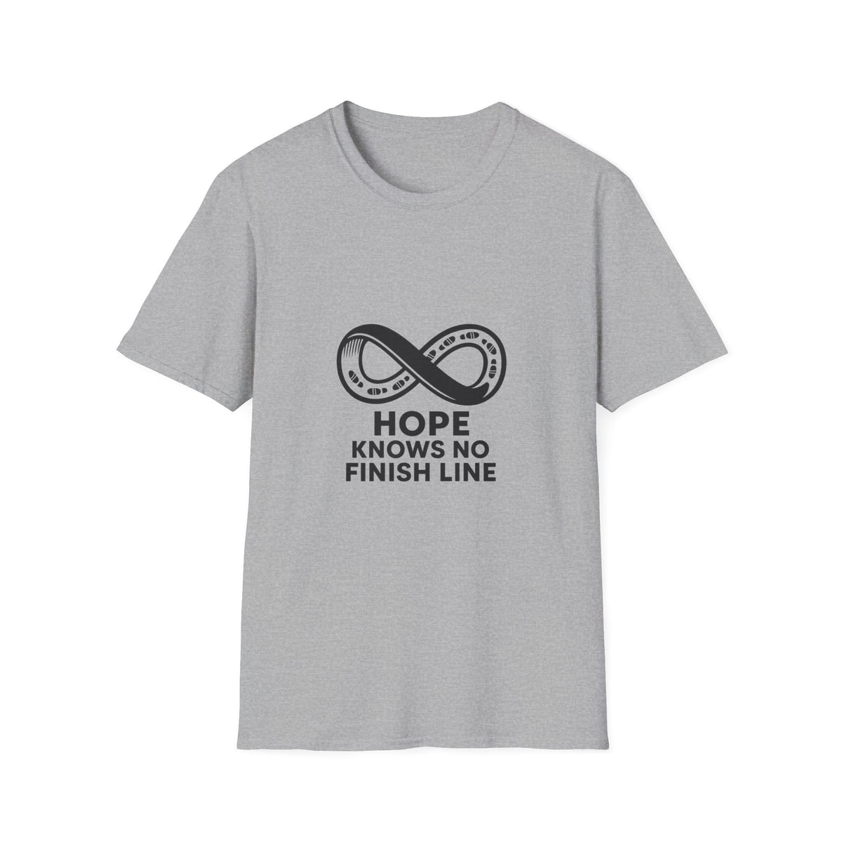 Hope Knows No Finish Line T-Shirt — Infinity Ribbon Awareness Tee - Trending Now - October 2026