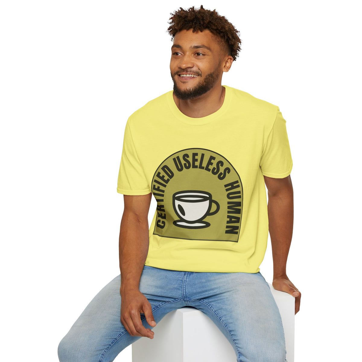 Certified Useless Human T-Shirt — Funny Coffee Lover Graphic Tee - Trending Now - August 2026