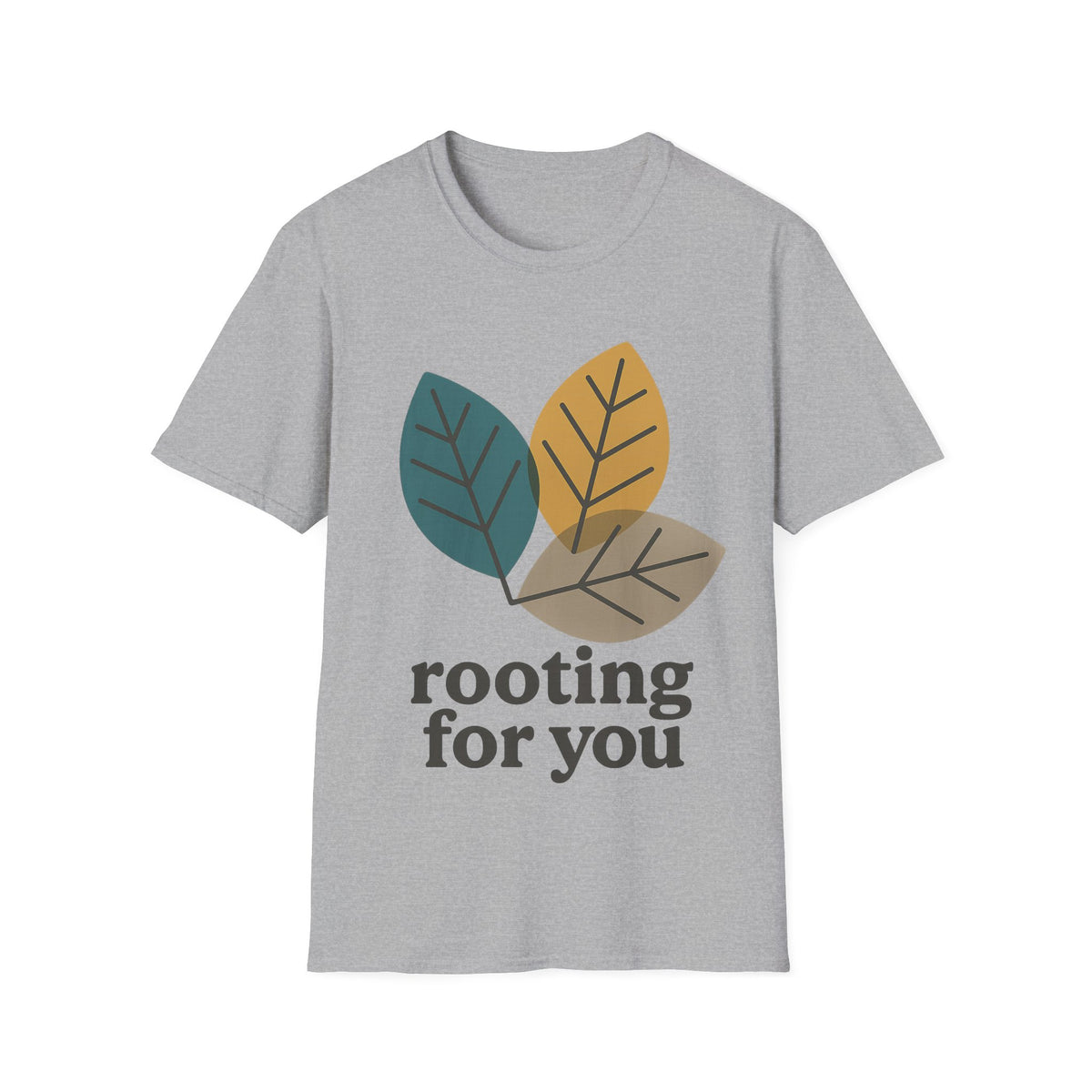 Leaf Trio T-Shirt — 'Rooting for You' Botanical Graphic Tee - Trending Now - September 2026