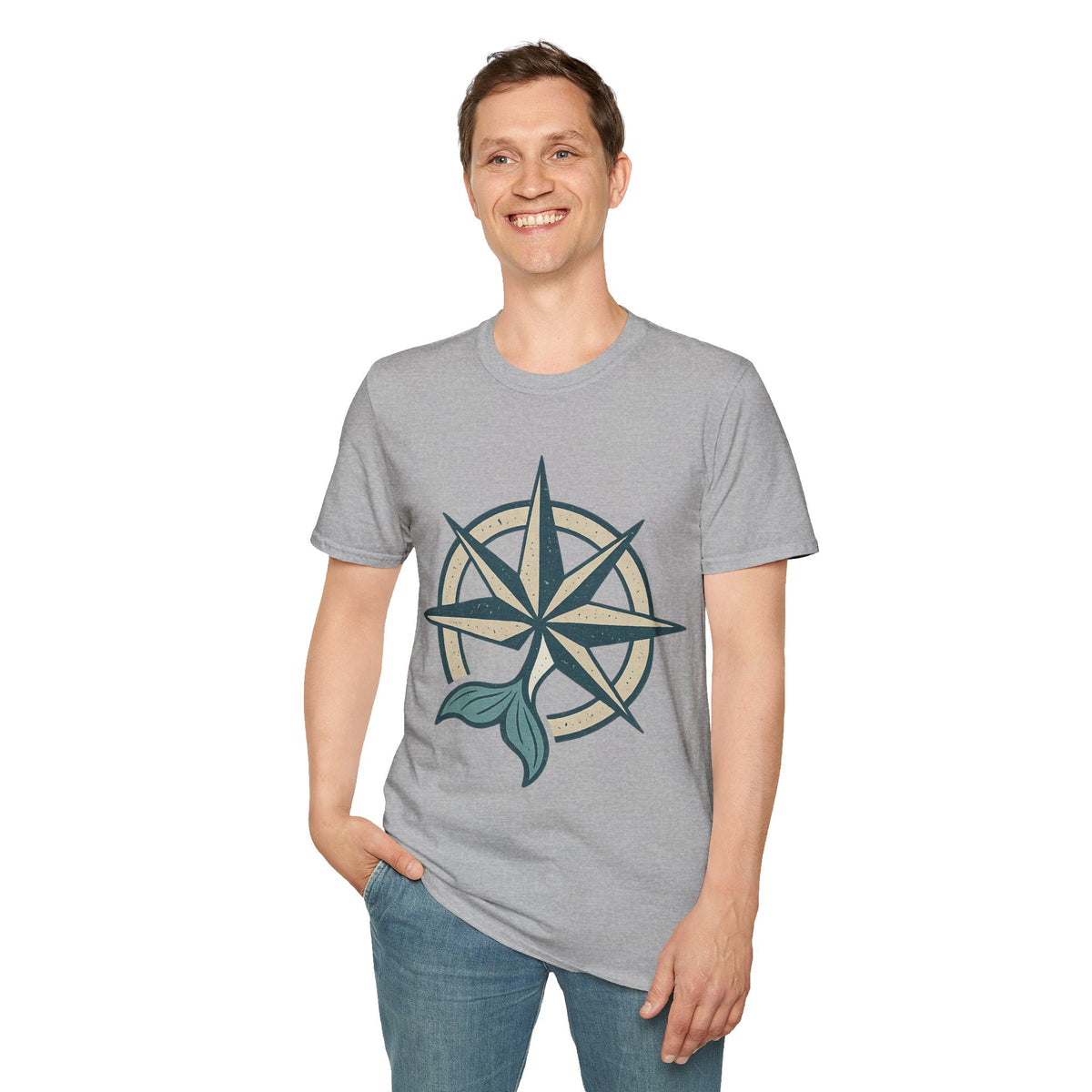 Compass Rose T-Shirt — Nautical Travel Graphic Tee - Trending Now - September 2026