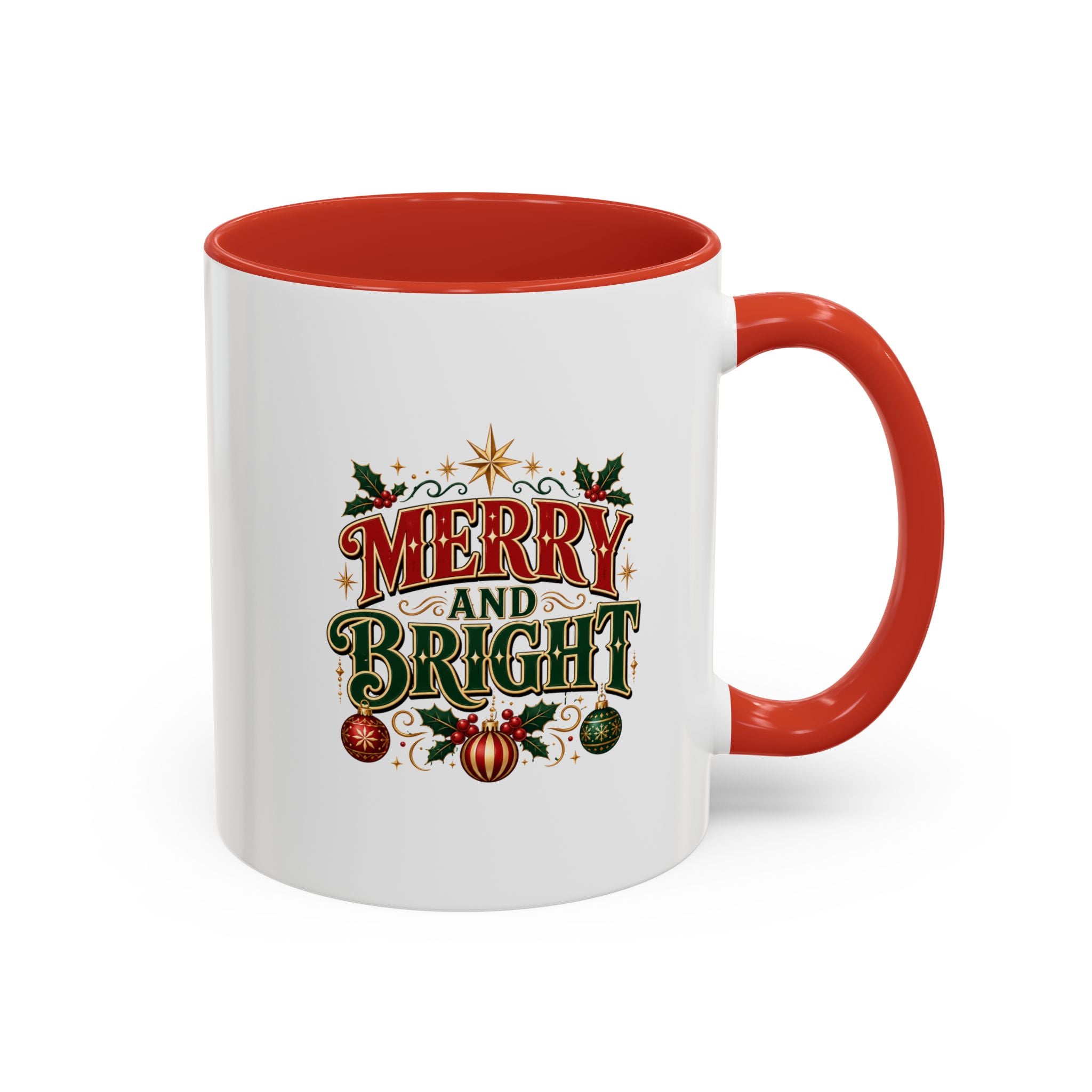 Accent Coffee Mug Merry Bright