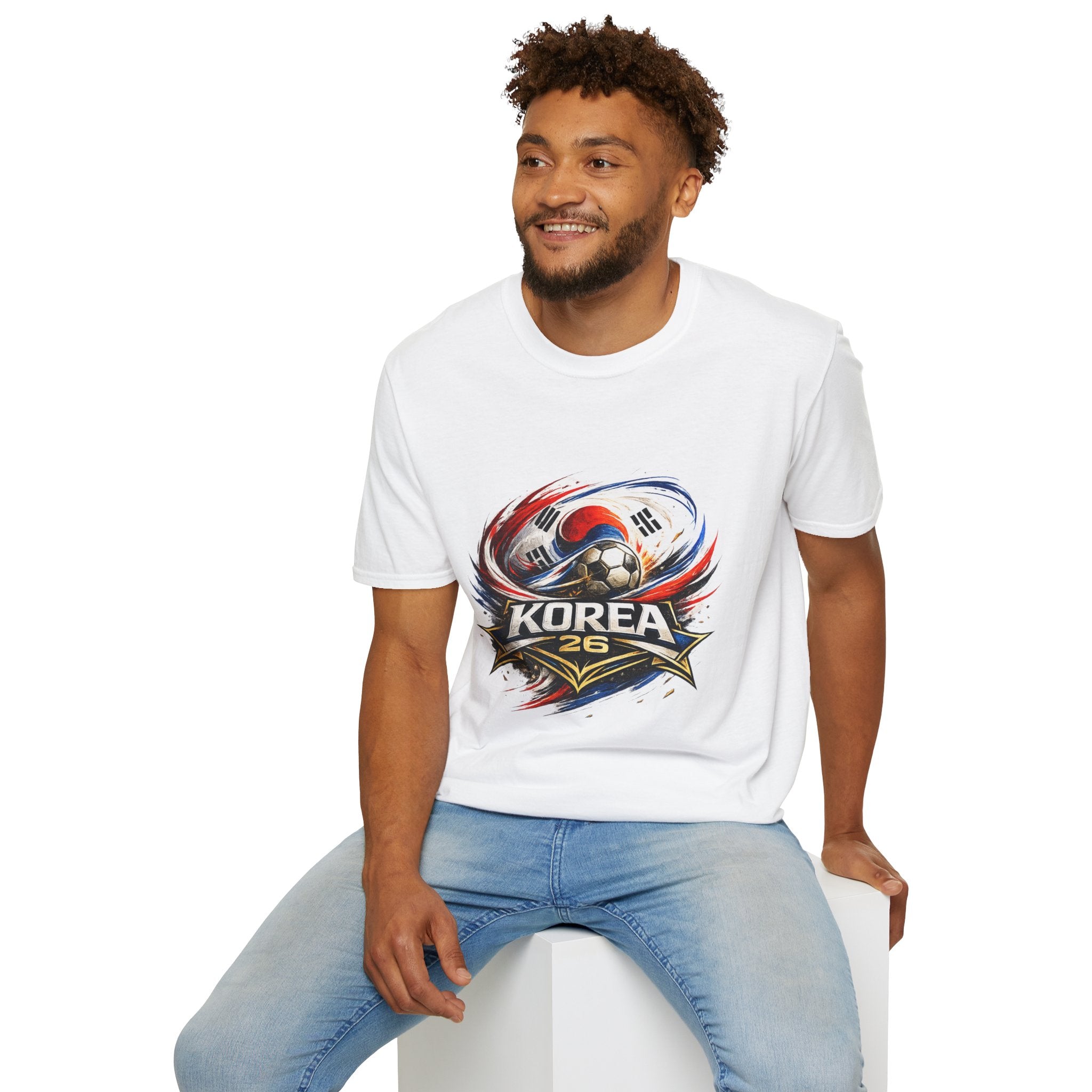 Korea Soccer T‑Shirt — Korea Football Crest Tee