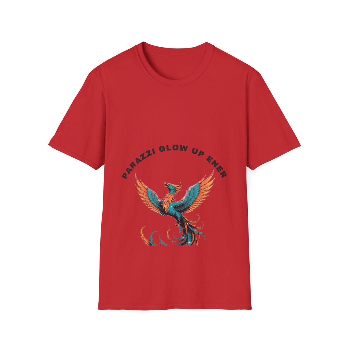Parazzi Glow Up Ener Arched Text Phoenix White Graphic Tee - Trending Now - September 2026