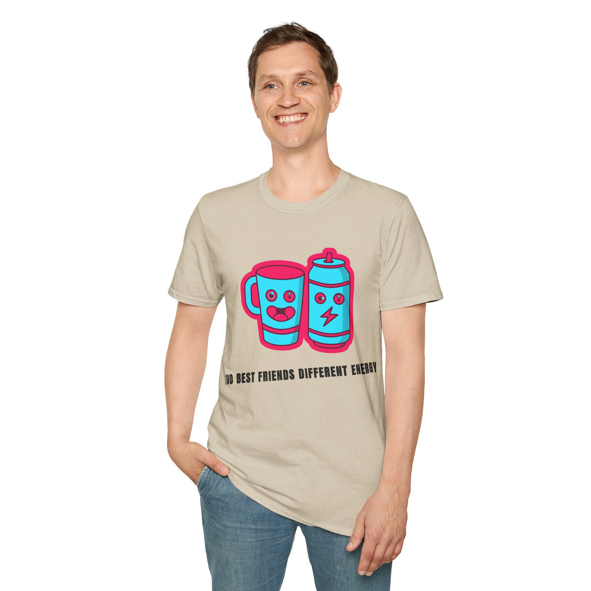 Battery & Cup Best Friends T‑Shirt — Cute Kawaii Coffee Mug and Battery Graphic Tee - Trending Now - September 2026