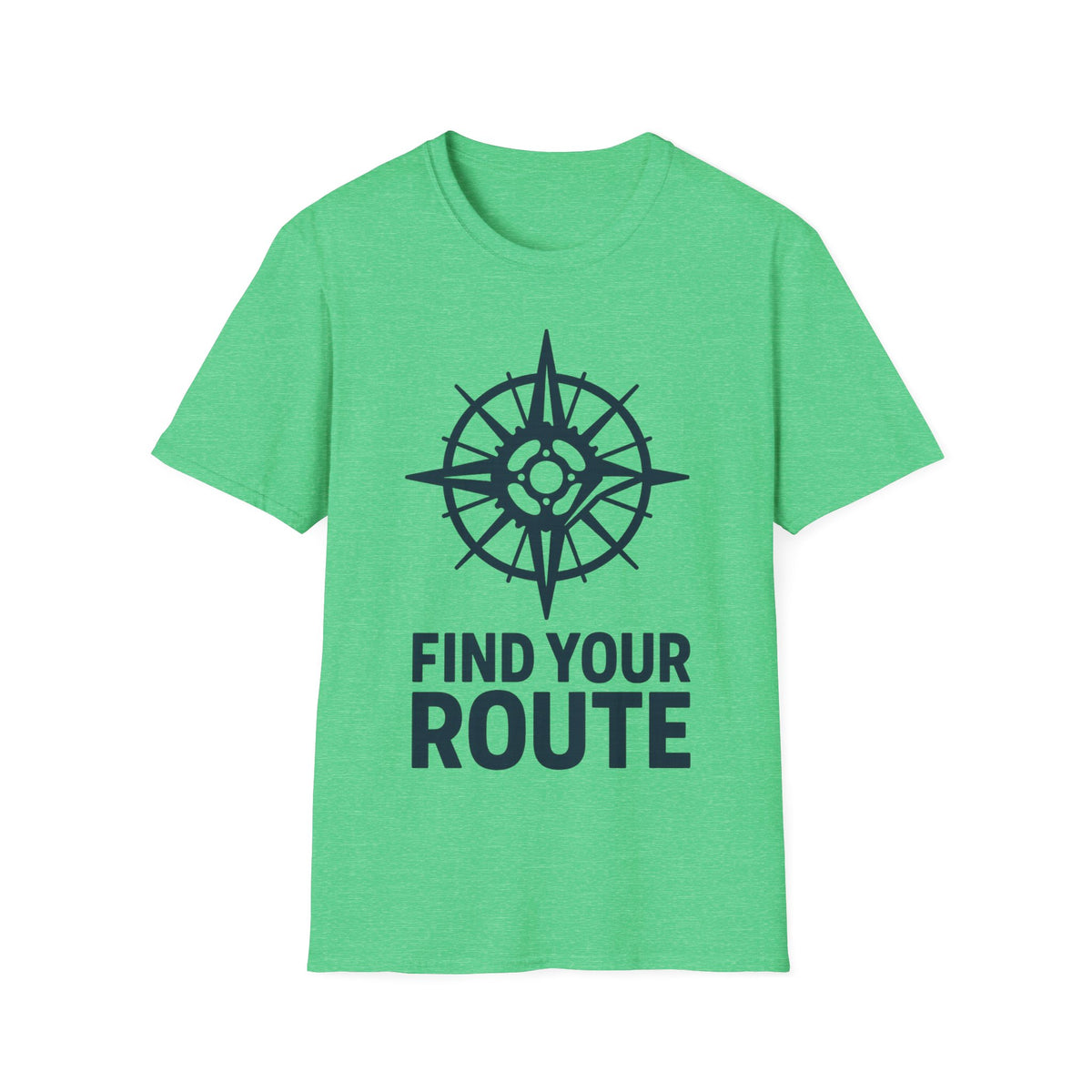 "Find Your Route" Compass Graphic Tee | Minimalist Adventure Travel T-Shirt - Trending Now - September 2026
