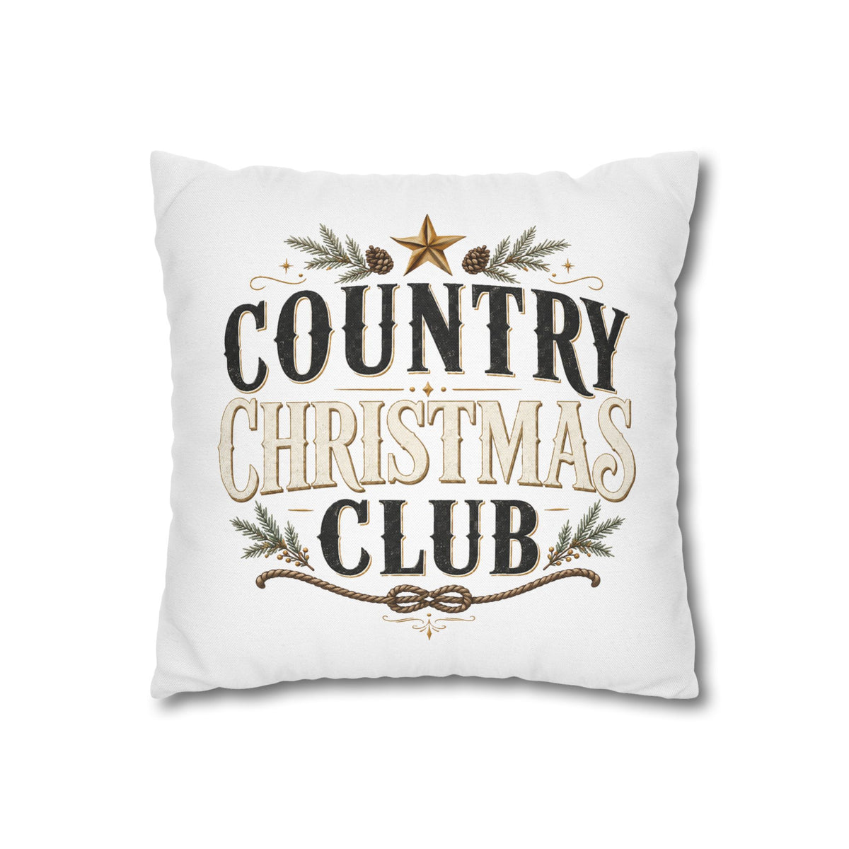 Christmas Country Christmas Club Pillowcase