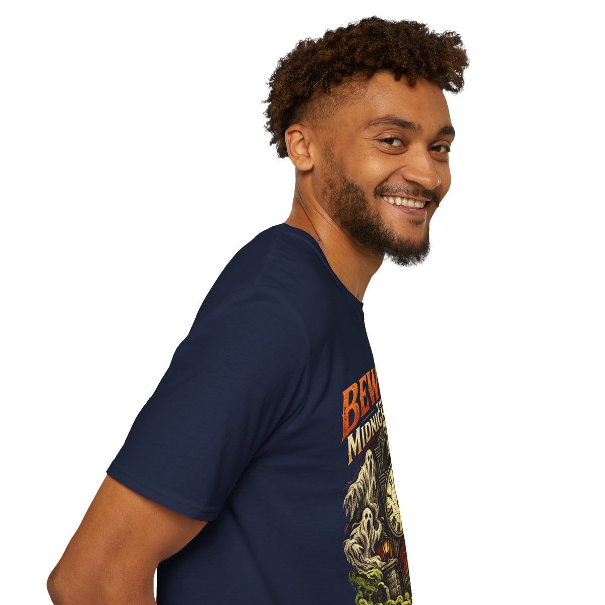 Halloween Beware Of Midnight Unisex Softstyle T-Shirt