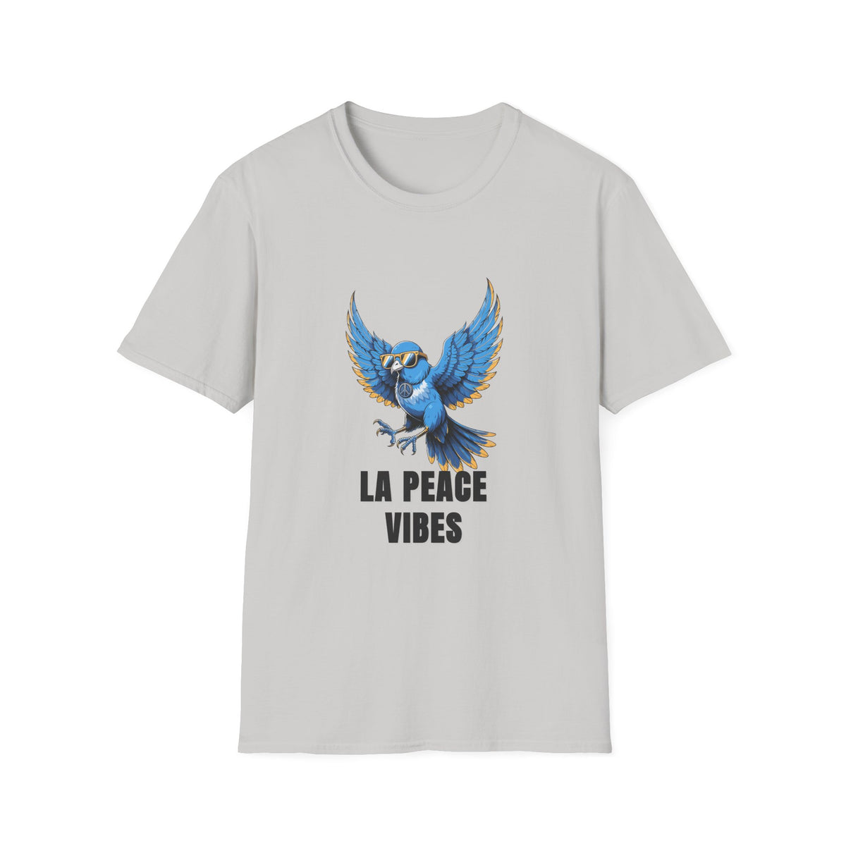 Peace Vibes Blue Parrot T-Shirt - Trending Now - August 2026