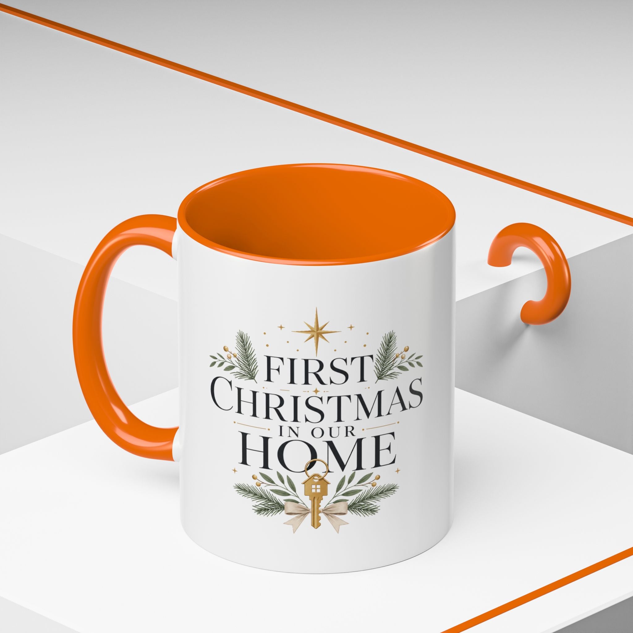 Christmas First Christmas in Our Home Accent Coffee Mug – Holiday Keepsake